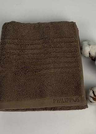 Рушник philippus collesium cotton 50x90 artemis коричневий(еa121)