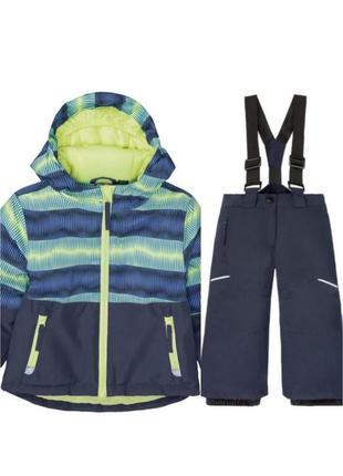 Комплект термо-куртка та штани гірськолижні для хлопчика lupilu 92 см (12-24 m) темно-синій1 фото