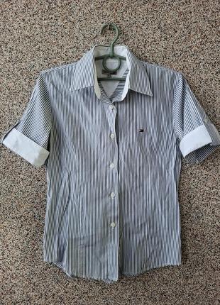 Женская рубашка, рубашка в полоску