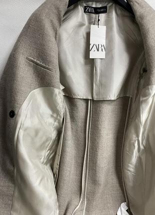 Пальто женское шерстяное zara7 фото