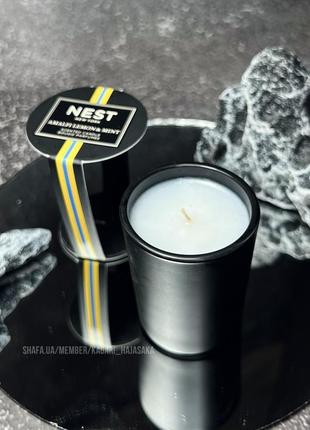 Свічка nest fragrances amalfi lemon & mint mini votive candle1 фото