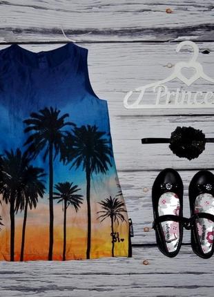 Очень яркое нарядное романтичное платье сарафан принцессе 1 - 2 года 86 см