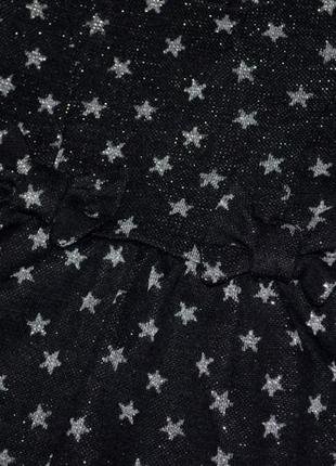 9 - 12 месяцев красивый фирменный мягкий сарафан платье для девочки в звездочки4 фото