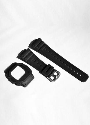 Корпус (накладка) + ремінець для годинника casio gshock dw5600 (g-shock)2 фото