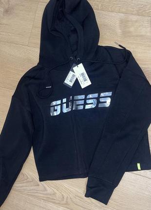 Оригинальная кофта guess оверсайз худи свитшот толстовка гес2 фото