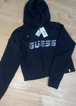 Оригинальная кофта guess оверсайз худи свитшот толстовка гес4 фото