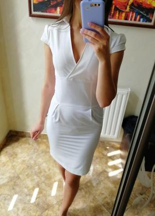 Идеальное белое платье бренда must have2 фото
