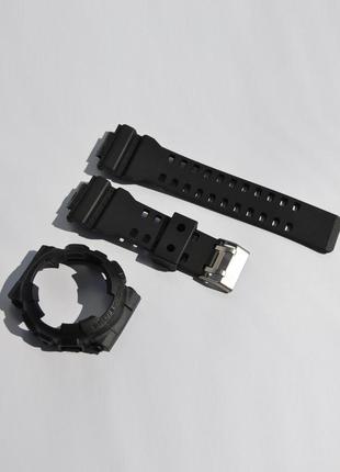 Корпус (накладка) + ремінець casio gshock ga100, ga110, ga120 (g-shock)2 фото