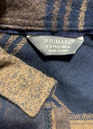 Primark рубашка байковая в клетку на молнии пиджак в клетку6 фото