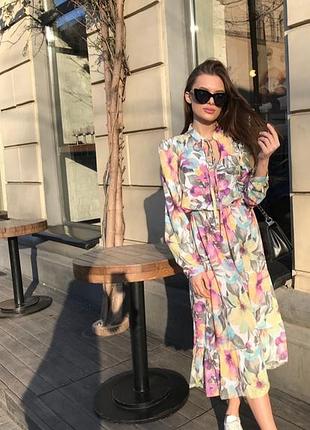 Шикарне ошатне коктейльне плаття літнє, легке плаття в підлогу