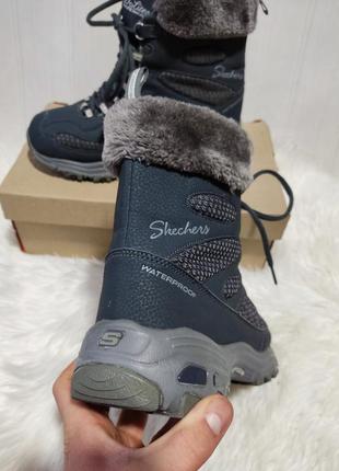 Зимние ботинки skechers 38.5 размер4 фото