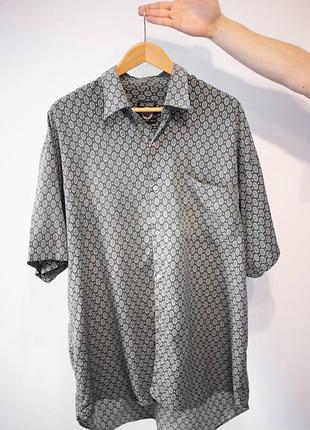 Винтажная рубашка оверсайз тениска