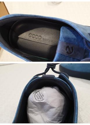 Ecco soft 8 sneaker женские кожаные кеды. оригинал.10 фото