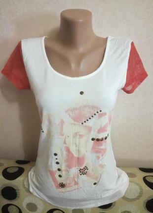 Блуза футболка с оригинальной спиной и гипюровыми рукавчиками р.10 (8/12) abitare1 фото