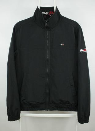 Легка спортивна куртка вітровка tommy hilfiger essential casual black jacket