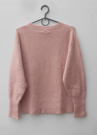 Пудровий м'який светр із вовною h&amp;m2 фото