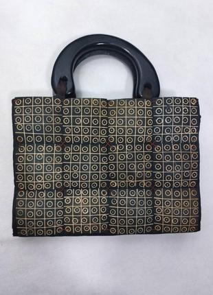 Деревянная сумка маленькая сумочка