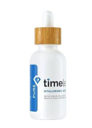 Сироватка з гіалуроновою кислотою timeless skin care hyaluronic acid serum 100% pure serum, 30 мл