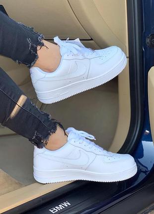 Кроссовки nike air force 1 classic white кросівки