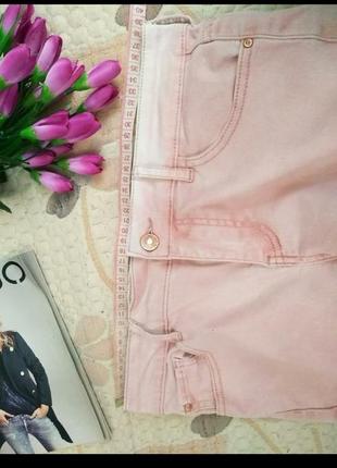 Джинси скінні💕🌼🌸 весняно-літні легкі джинси, завужені ,рожевий градієнт на хс,з3 фото