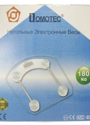 Електронні скляні підлогові ваги квадратні до 180 кг.4 фото