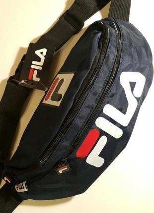 Большая бананка fila спортивная сумка фила на пояс на плечо барсетка барыжка1 фото