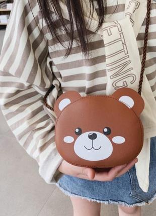 Дитяча сумочка у вигляді милих тварин (котик, зайчик)