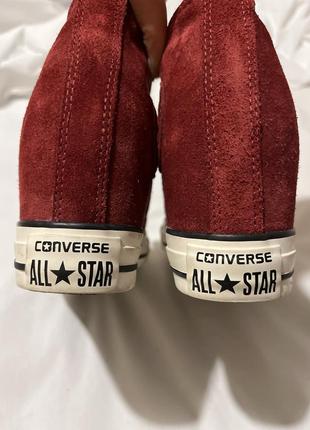 Converse all star женские новые натуральный замш3 фото