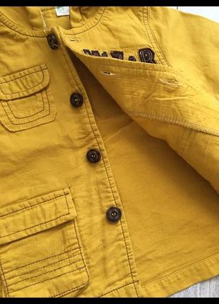 Джинсовый пиджак джинсовка куртка 2-3 года4 фото