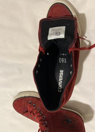 Converse all star женские новые натуральный замш4 фото