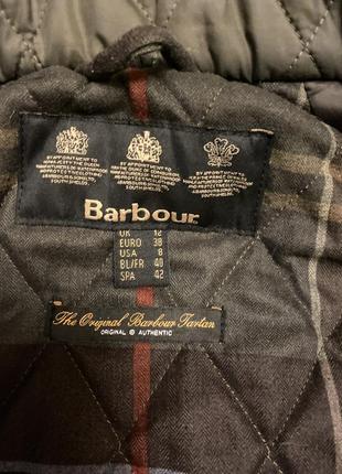 Barbour  tartan wax куртка зимова5 фото