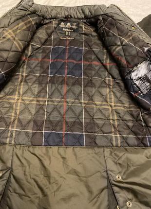 Barbour  tartan wax куртка зимова7 фото