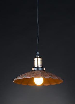 Люстра-підвіска коричнева