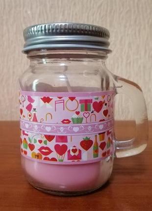 Свеча в баночке scented candle