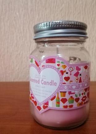 Свеча в баночке scented candle3 фото