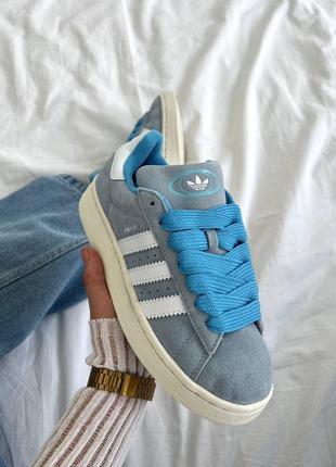 Adidas campus blue кроссовки кеды