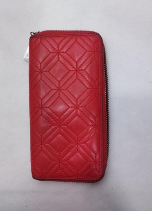 Красный  кошелек натуральная кожа karen millen5 фото