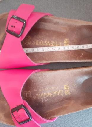 Birkenstock шлепанцы 39 г.5 фото