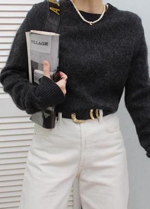 Свитер из мериноса и мохера acne studios