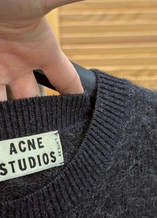 Свитер из мериноса и мохера acne studios