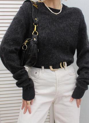 Свитер из мериноса и мохера acne studios