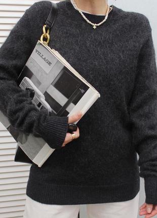 Свитер из мериноса и мохера acne studios