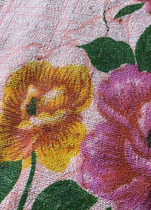 Тонкое махровое полотенце среднее