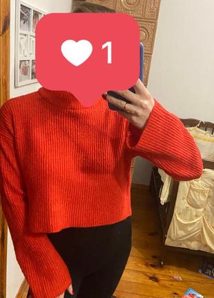 Кофта красная