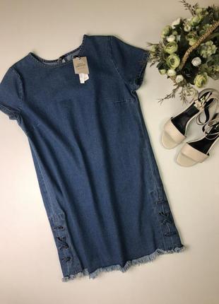 Платье denim размер м(10) новое