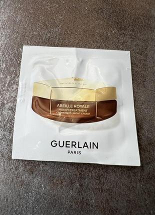 Оригинал пробник ночной guerlain abeille royale honey treatment night cream крем для лица