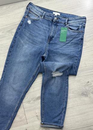 Джинсы с высокой посадкой h&amp;m