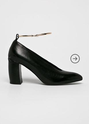 Туфлі gino rossi з натуральної шкіри