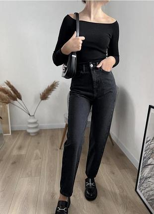 Джинси mom fit zara1 фото