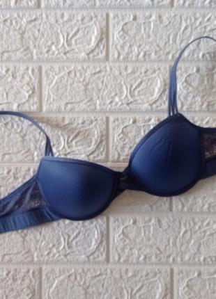 Знижки! chantelle бюстгальтер синій 
р.75/в 80/а